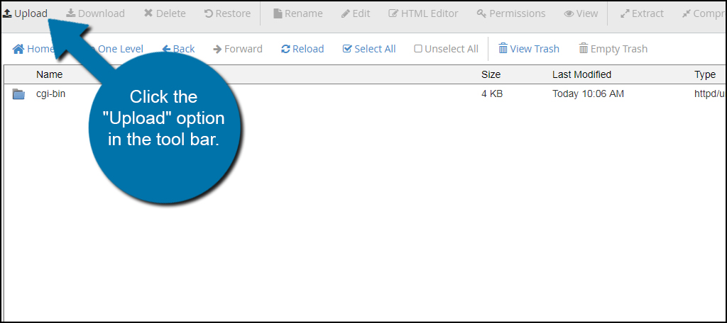 Upload WordPress