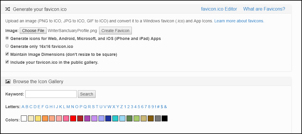 Favicon App Generator