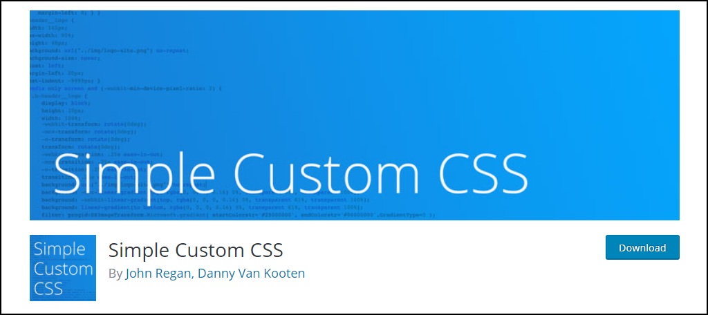 Simple Custom CSS