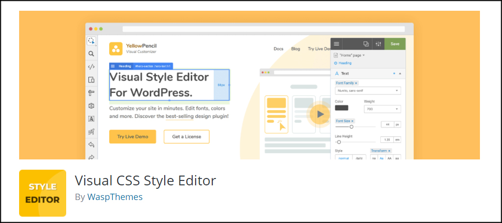 Visual CSS Style Editor