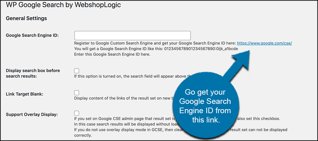 Get Google Search Engine ID