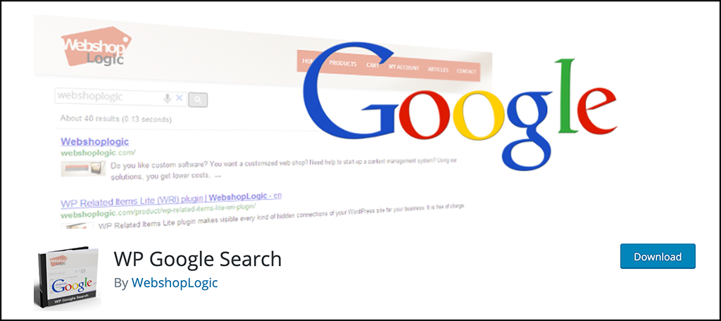 WP谷歌自定义搜索插件