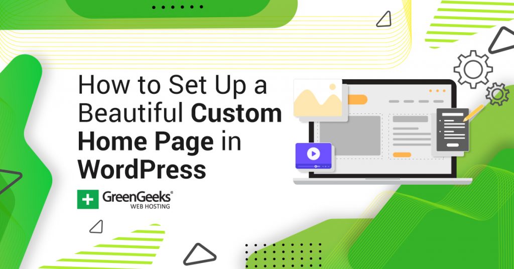 Custom Home Page WordPress
