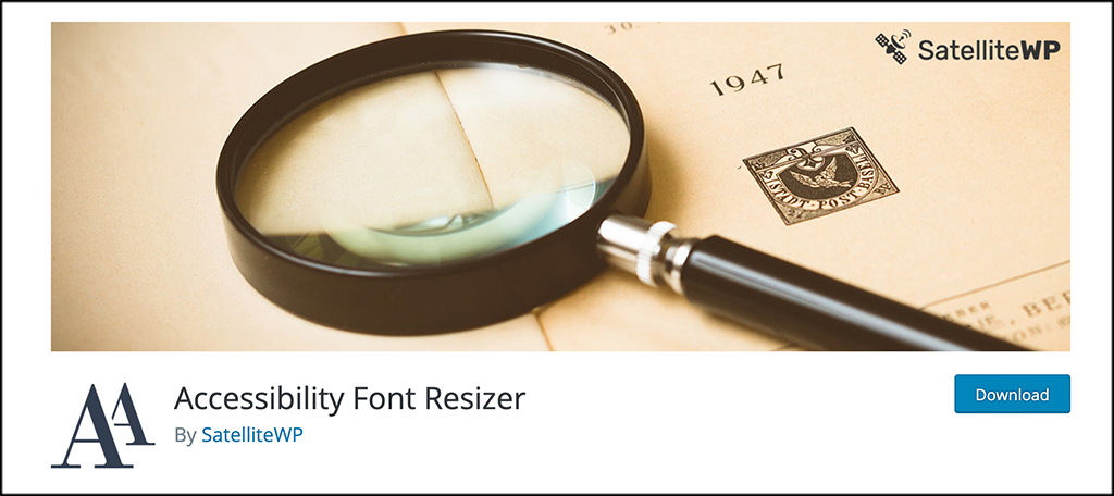 Accessibility Font Resizer