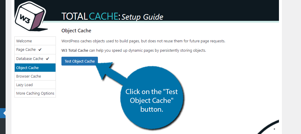 Test Object Cache