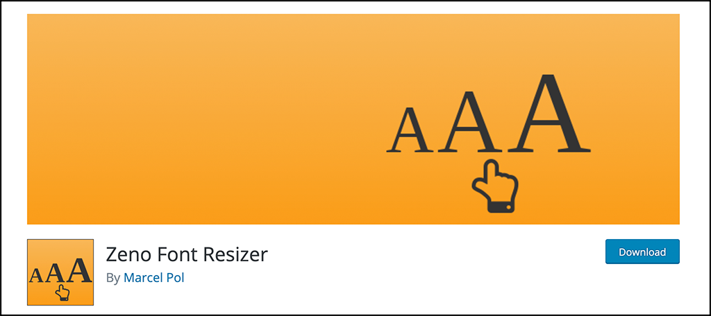 Zeno Font Resizer