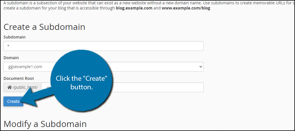 Create Button