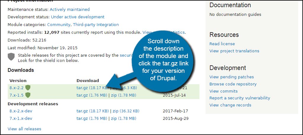 Drupal Module Download Link