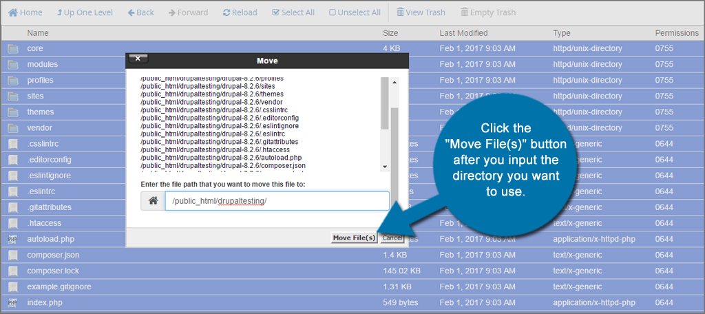 Drupal Move Files