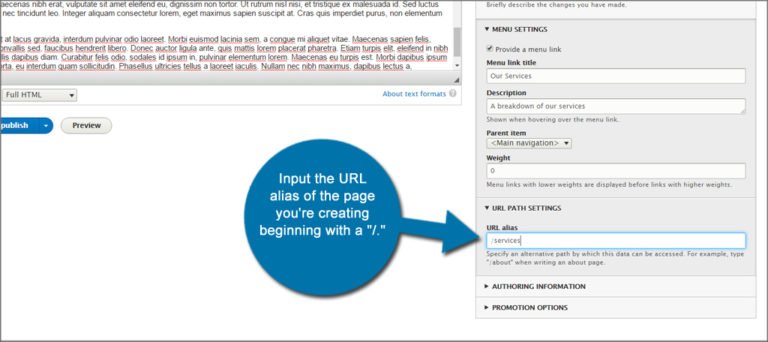 How to Create Articles and Pages In Drupal - GreenGeeks