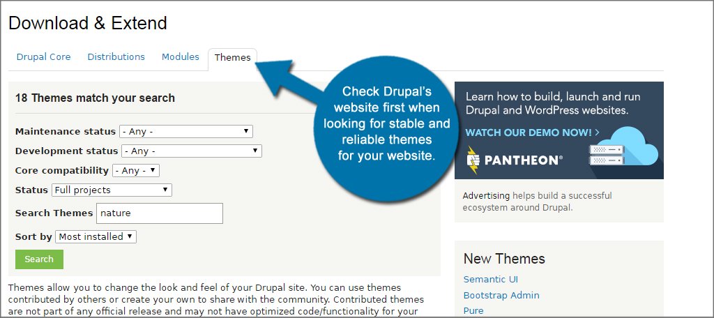 Drupal Theme Search