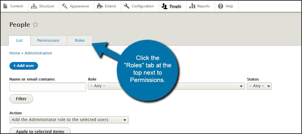 Drupal User Roles