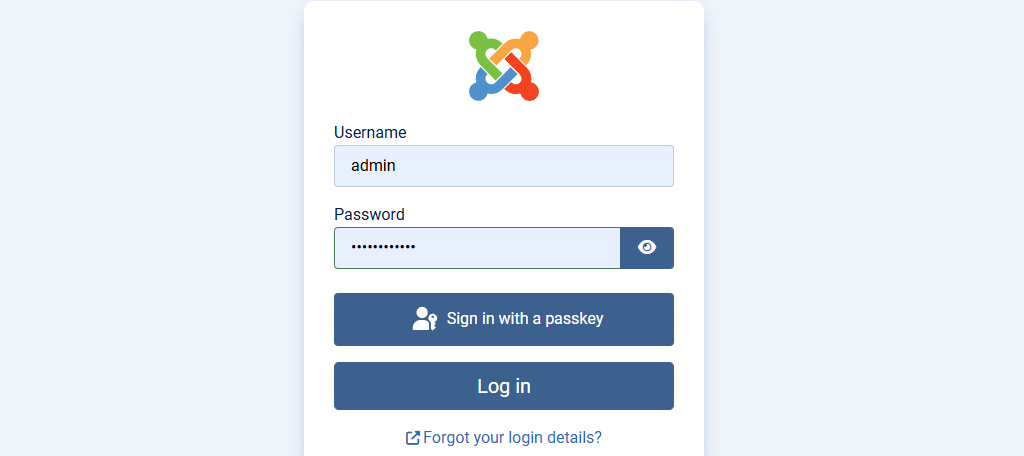 Joomla Login