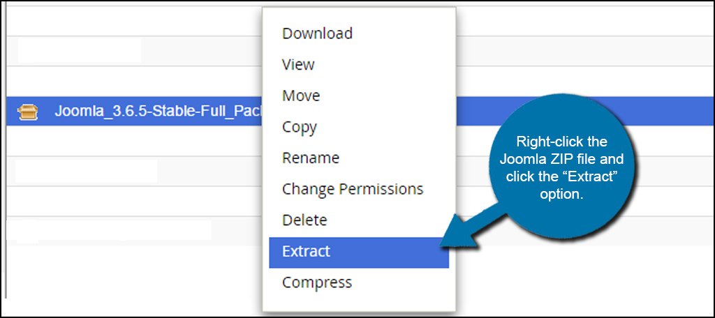 Joomla Extract