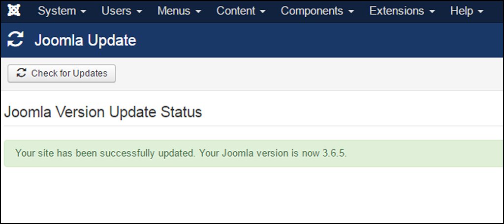 Joomla Reinstall Core Complete
