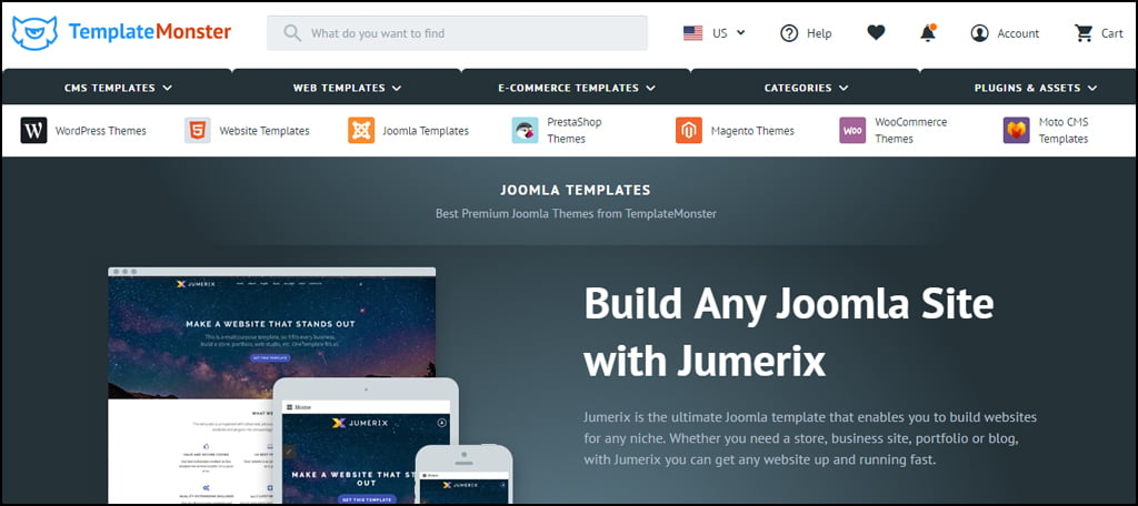 Joomla template blog