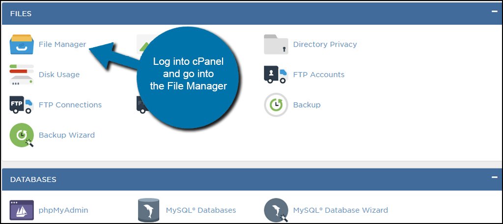 cPanel File Manager