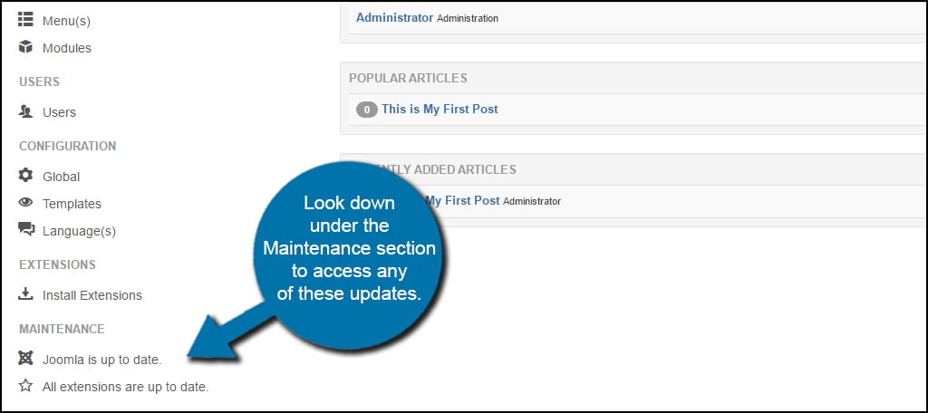 Control Panel Maintenance