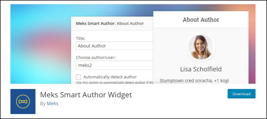 Meks Smart Author Widget