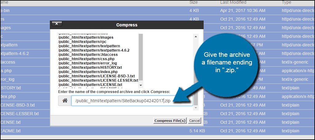 Name File Compression