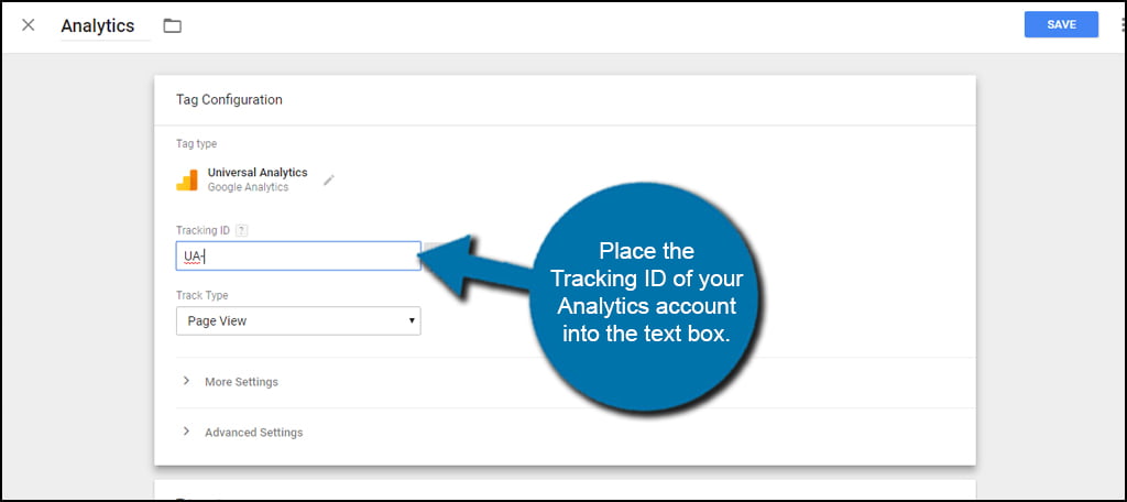 Place Tracking ID