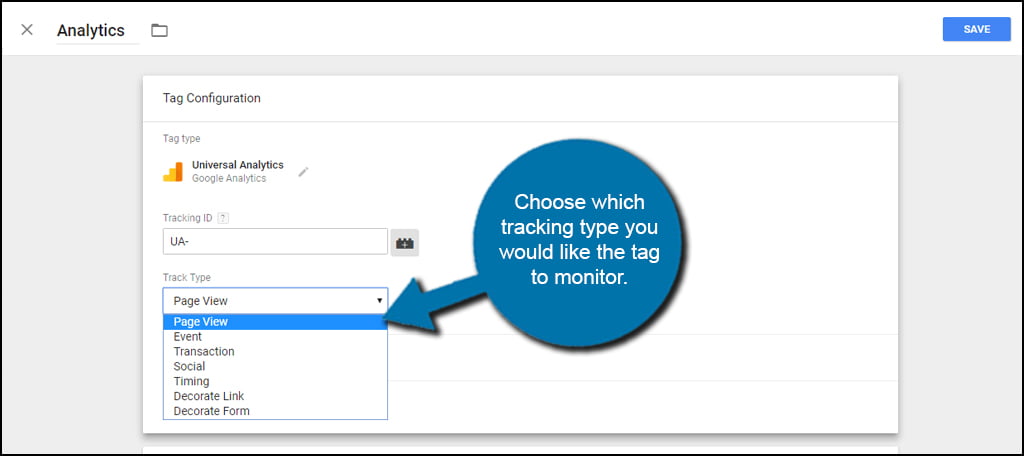 Tracking Type