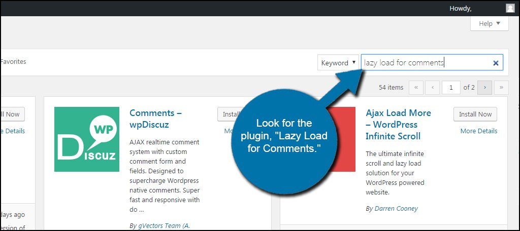 WordPress Lazy Load Comments