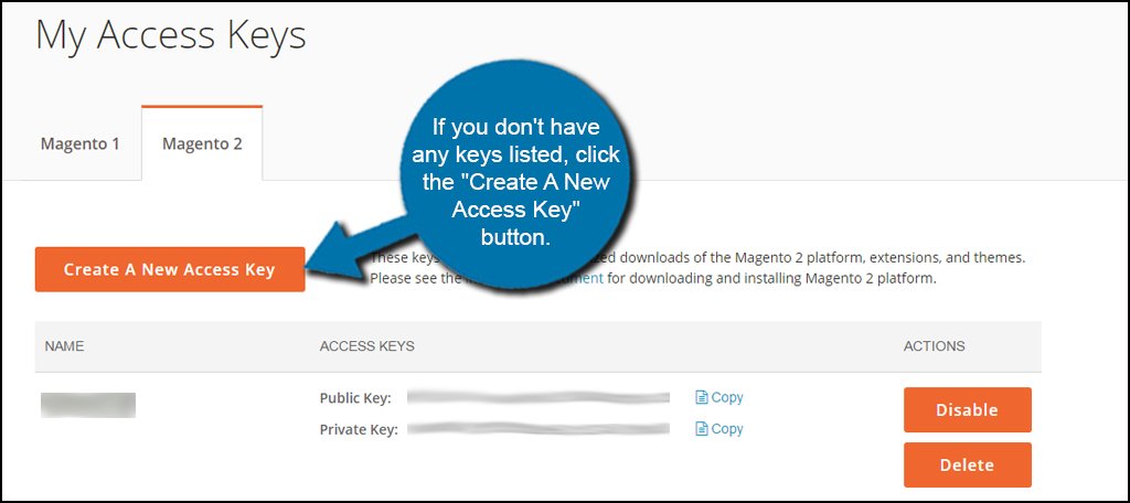 Create Access Key