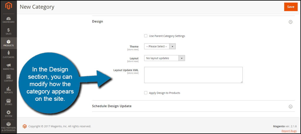 Magento Category Design