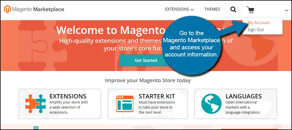 Magento Marketplace Account
