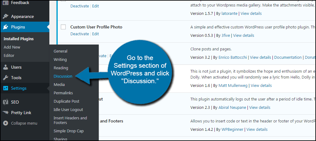 Settings Discussion