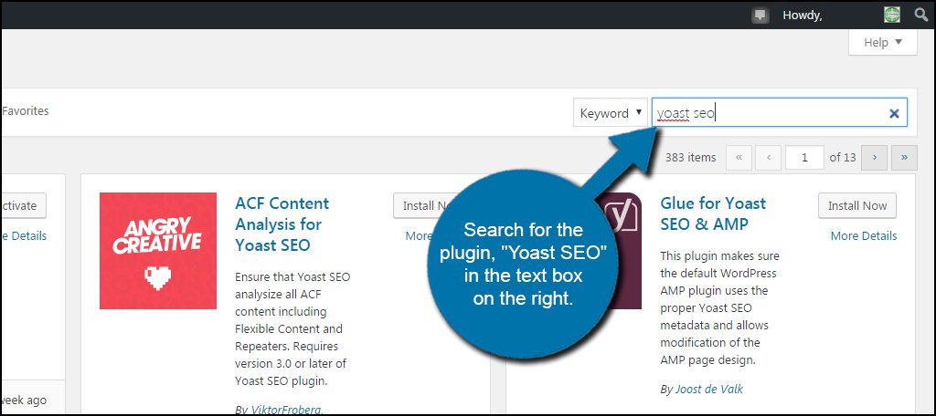 Yoast SEO Search