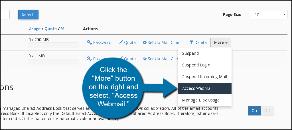 Access Webmail