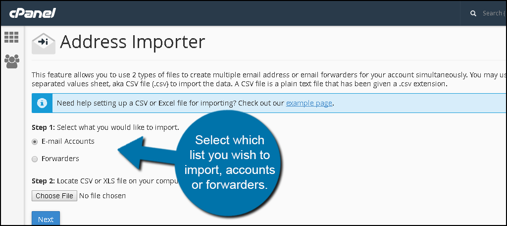 Accounts Or Forwarders