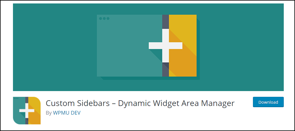 Custom Sidebars – Dynamic Widget Area Manager