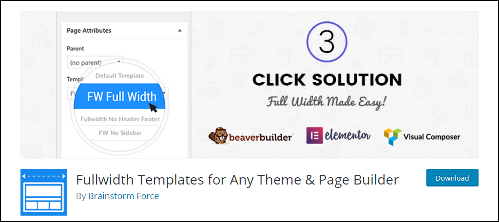 Fullwidth Templates for Any Theme & Page Builder