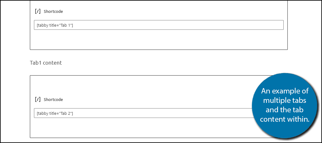 Shortcode Example