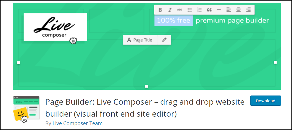 Page Builder: Live Composer