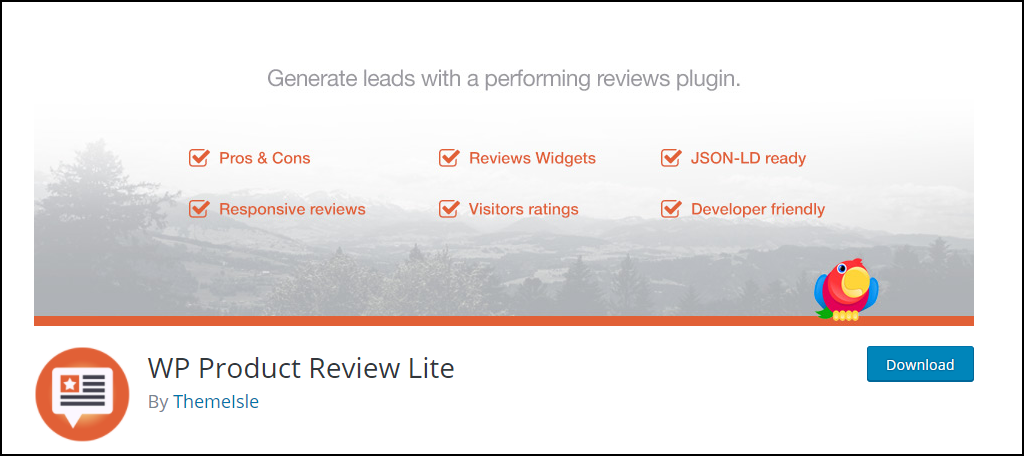 WP Product Review Lite