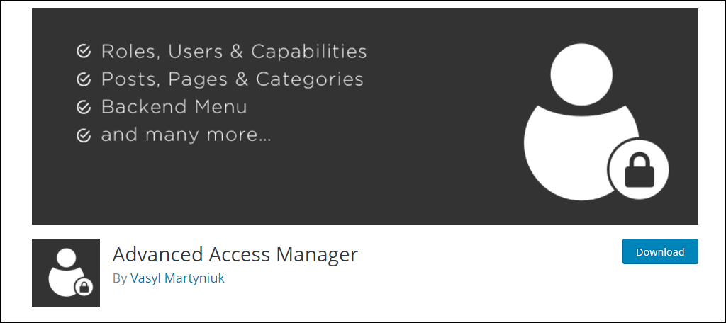 Advanced Access Manager