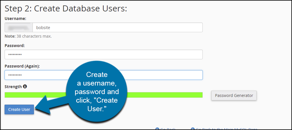 Create User