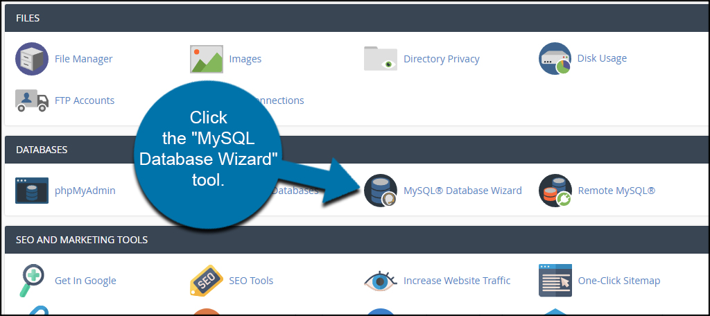 MySQL Database Wizard