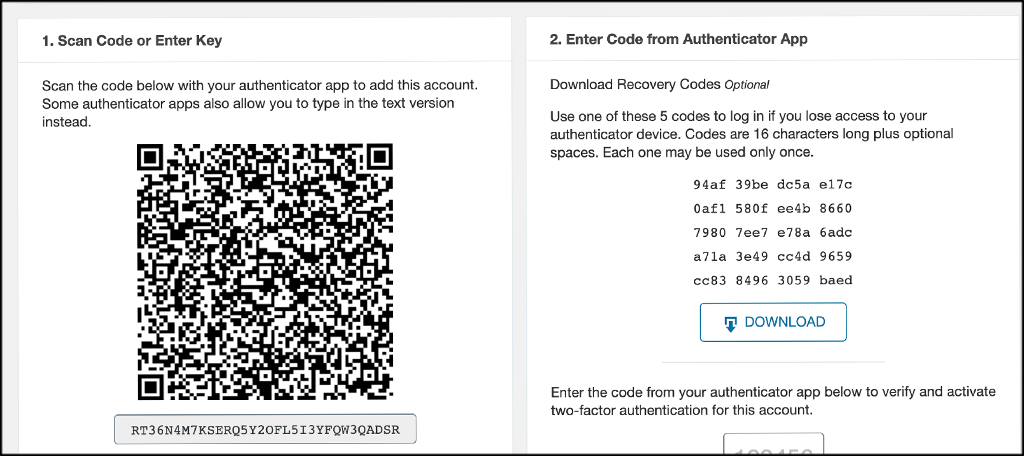 2FA-Setup