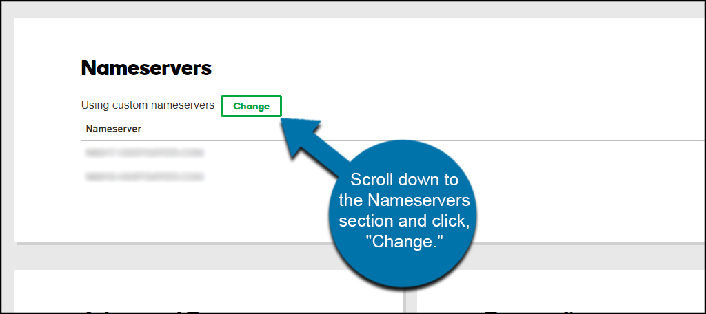 Change Nameservers