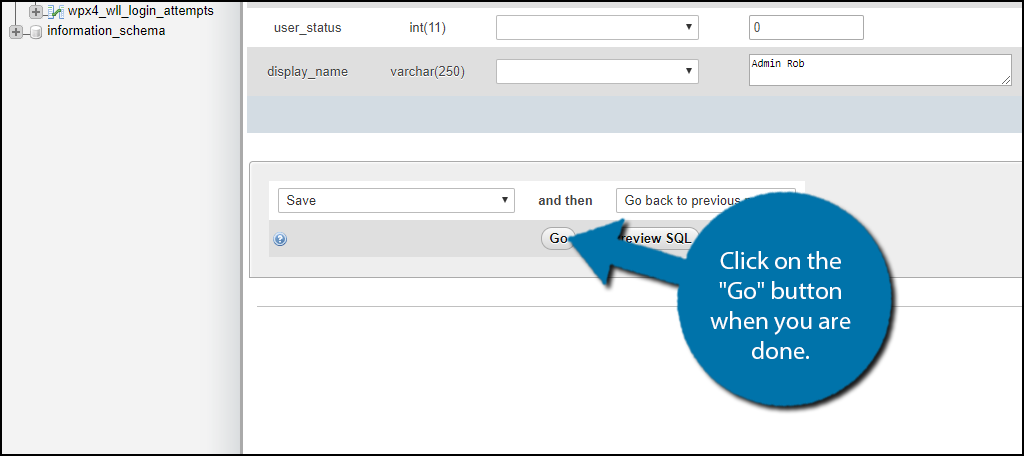 Cambiar el nombre de usuario de WordPress