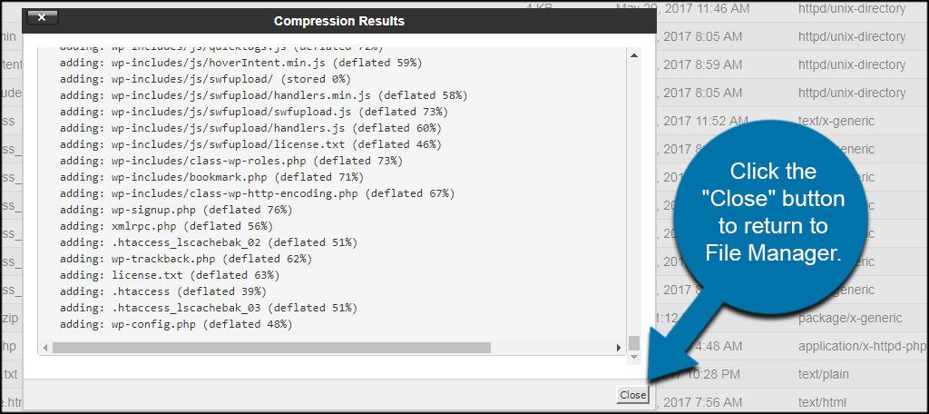 Close Compress