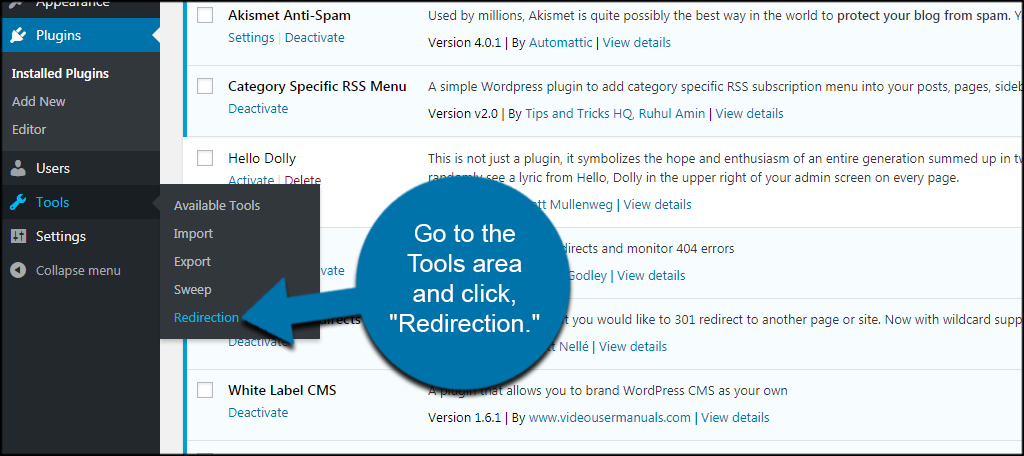 Redirection Tool