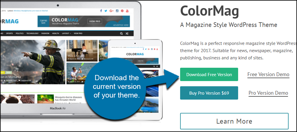 compare colormag to colormag pro