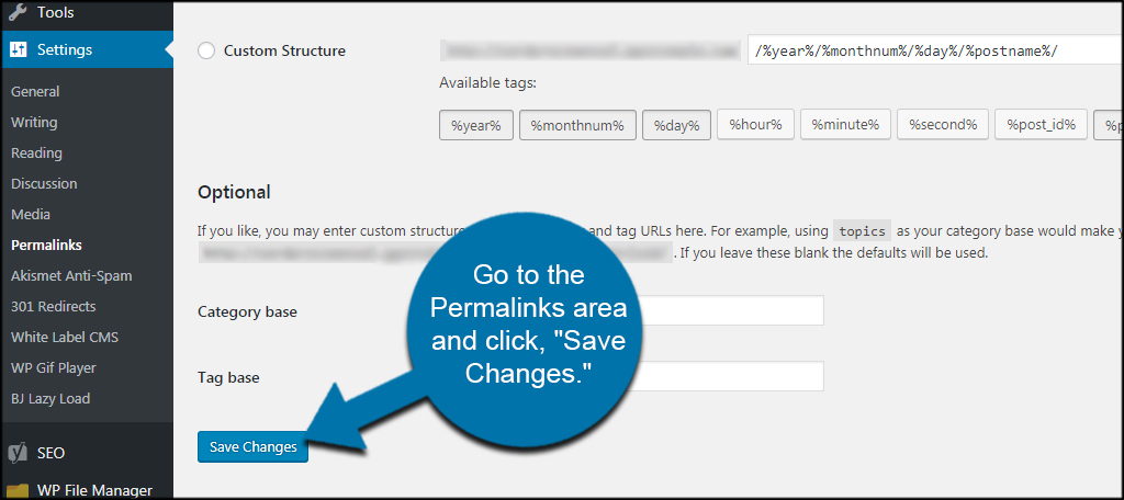 Save Permalinks