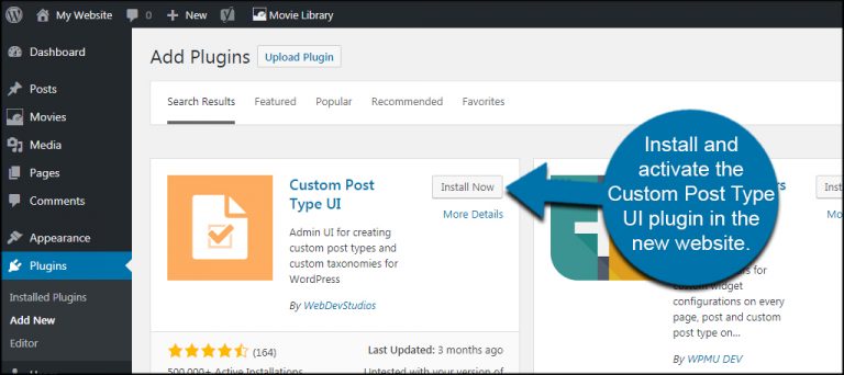 How to Import and Export WordPress Custom Post Types - GreenGeeks